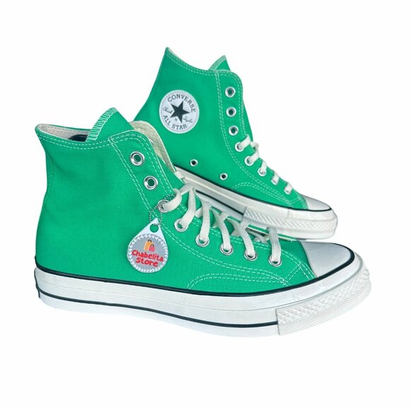✨Converse Chuck 70 High Canvas Size 10 Women's shoes Sneakers Green A08613F✨ - Picture 1 of 12